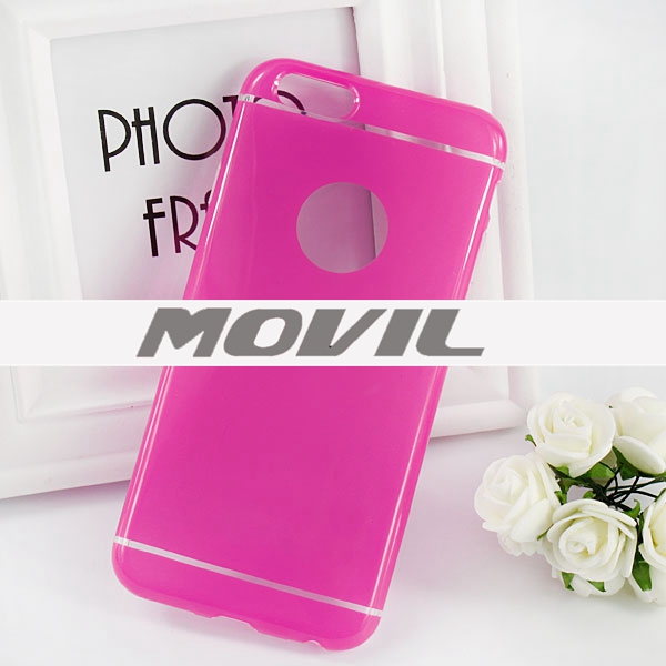 NP-1909 TPU transparente funda para iPhone  6-0